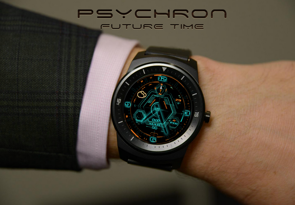 Android application PsychronPro watch face screenshort