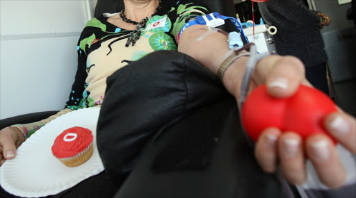 Donating blood. File photo.