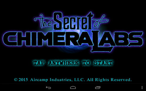   The Secret of Chimera Labs- screenshot thumbnail   
