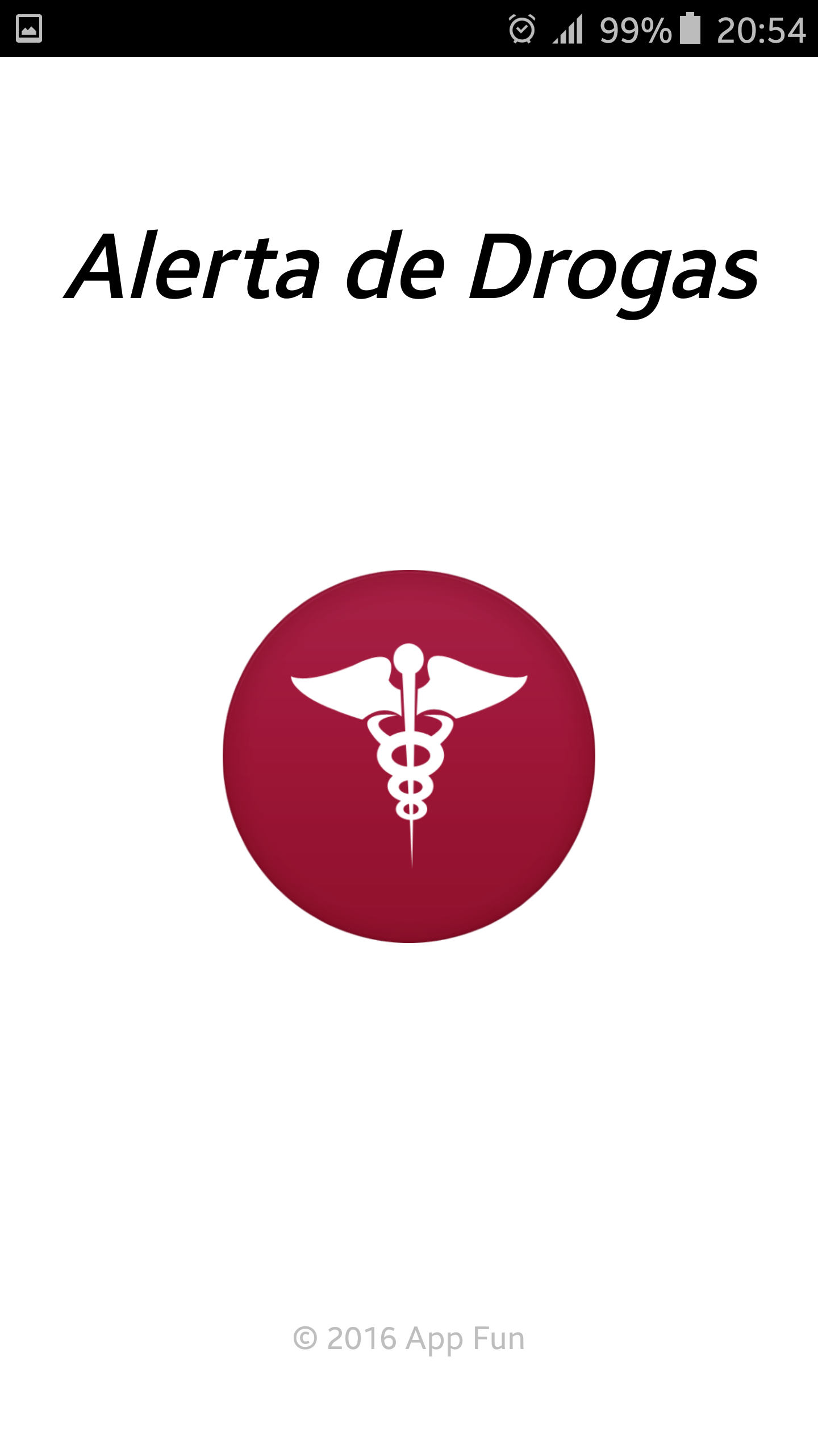 Android application Medicine Alert screenshort