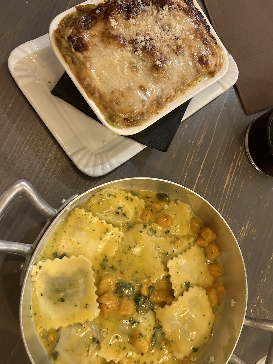 Lasagne and Ravioli