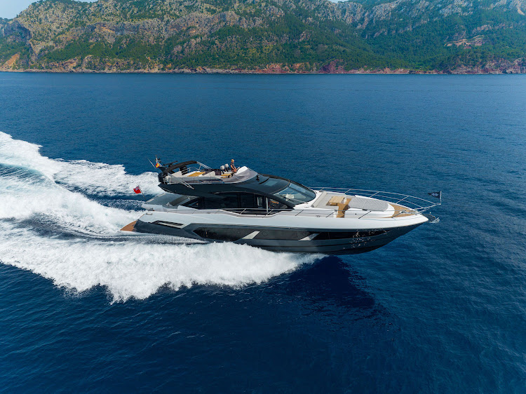 Sunseeker had nine new yachts at the show including the new 75 Sport.