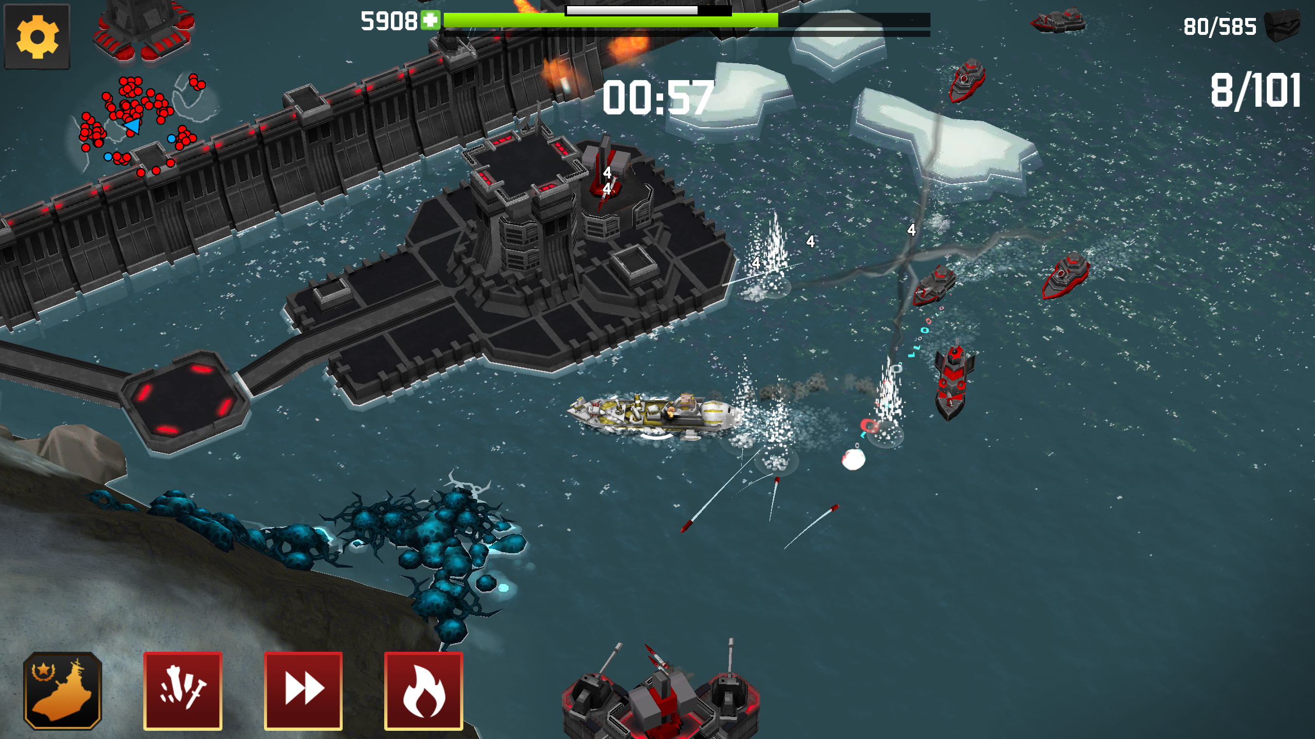 Android application Fortress: Destroyer screenshort