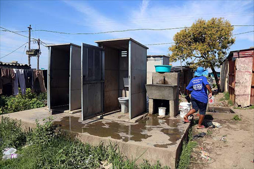 DISGRACE: Some of the public toilets have no doors whilst others have been blocked Picture: Picture: SIBONGILE NGALWA