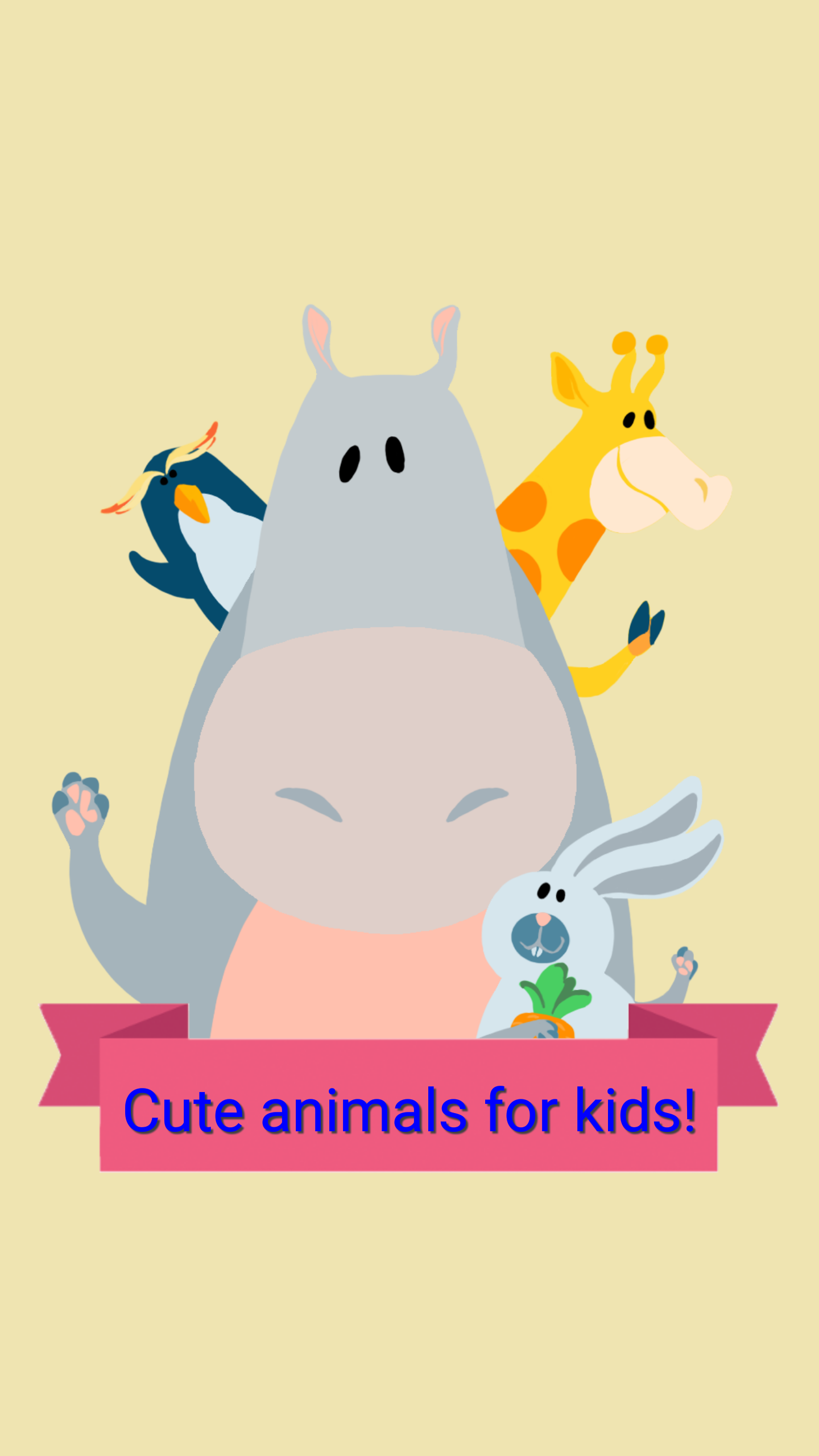 Android application Cute animals for kids! screenshort