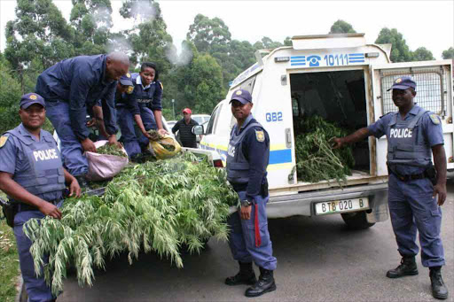 Three women have been arrested with dagga to the value of R50 000