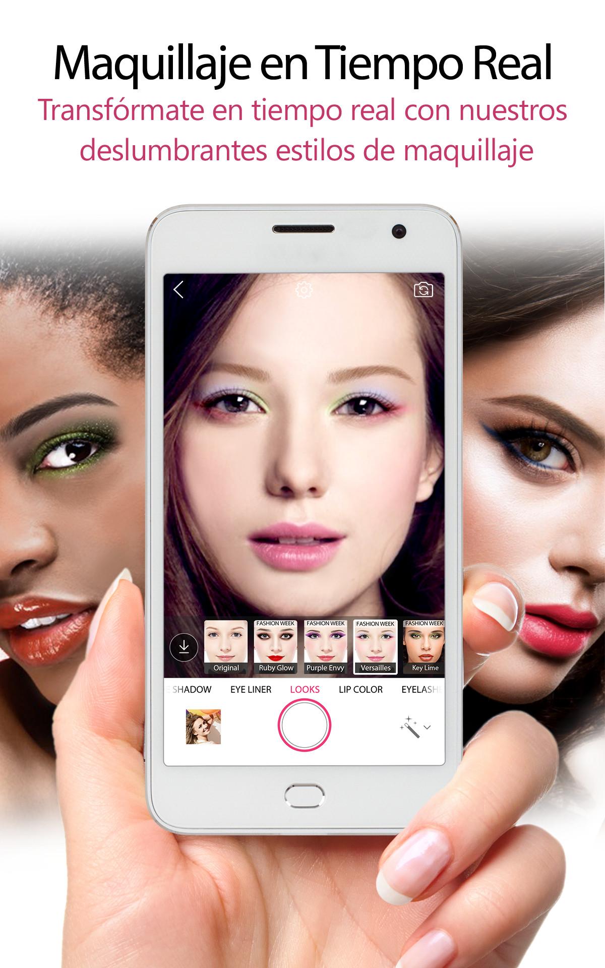 Android application YouCam Makeup - Selfie Editor screenshort