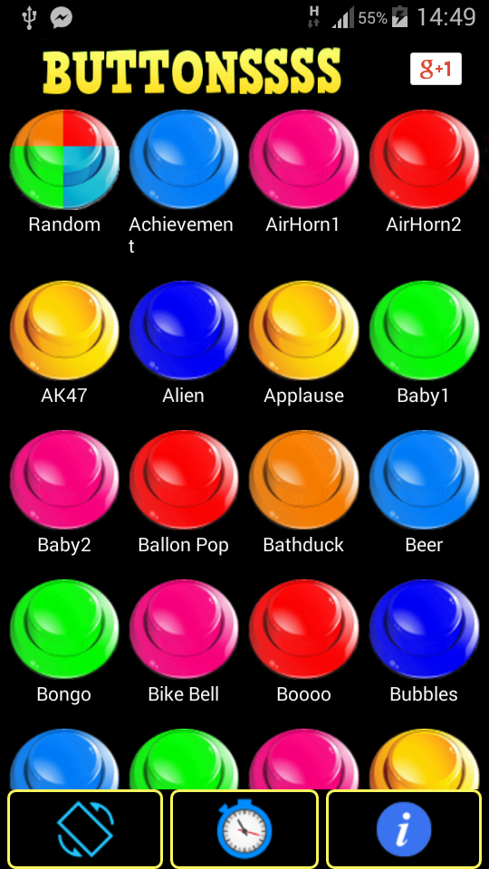 Android application Instant Buttons Pranks screenshort