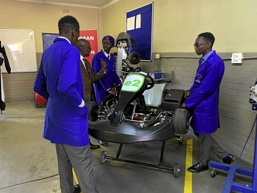 Pupils at Katlehong Engineering School.