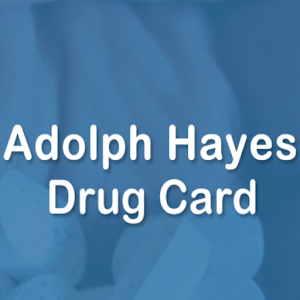 Download Adolph Hayes Drug Card For PC Windows and Mac