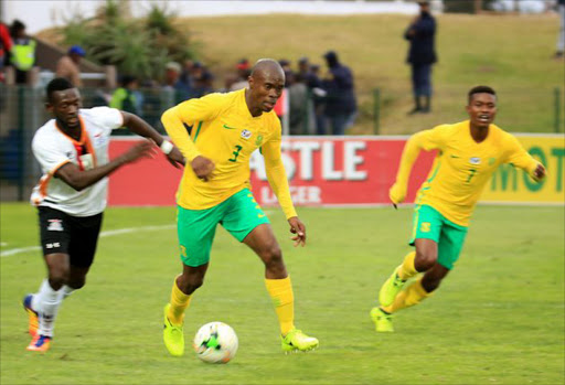 Bafana Bafana squandered a two goal lead to draw with Zambia 2-2 in the Chan qualifiers at Buffalo City Stadium on Saturday Picture: SINO MAJANGAZA