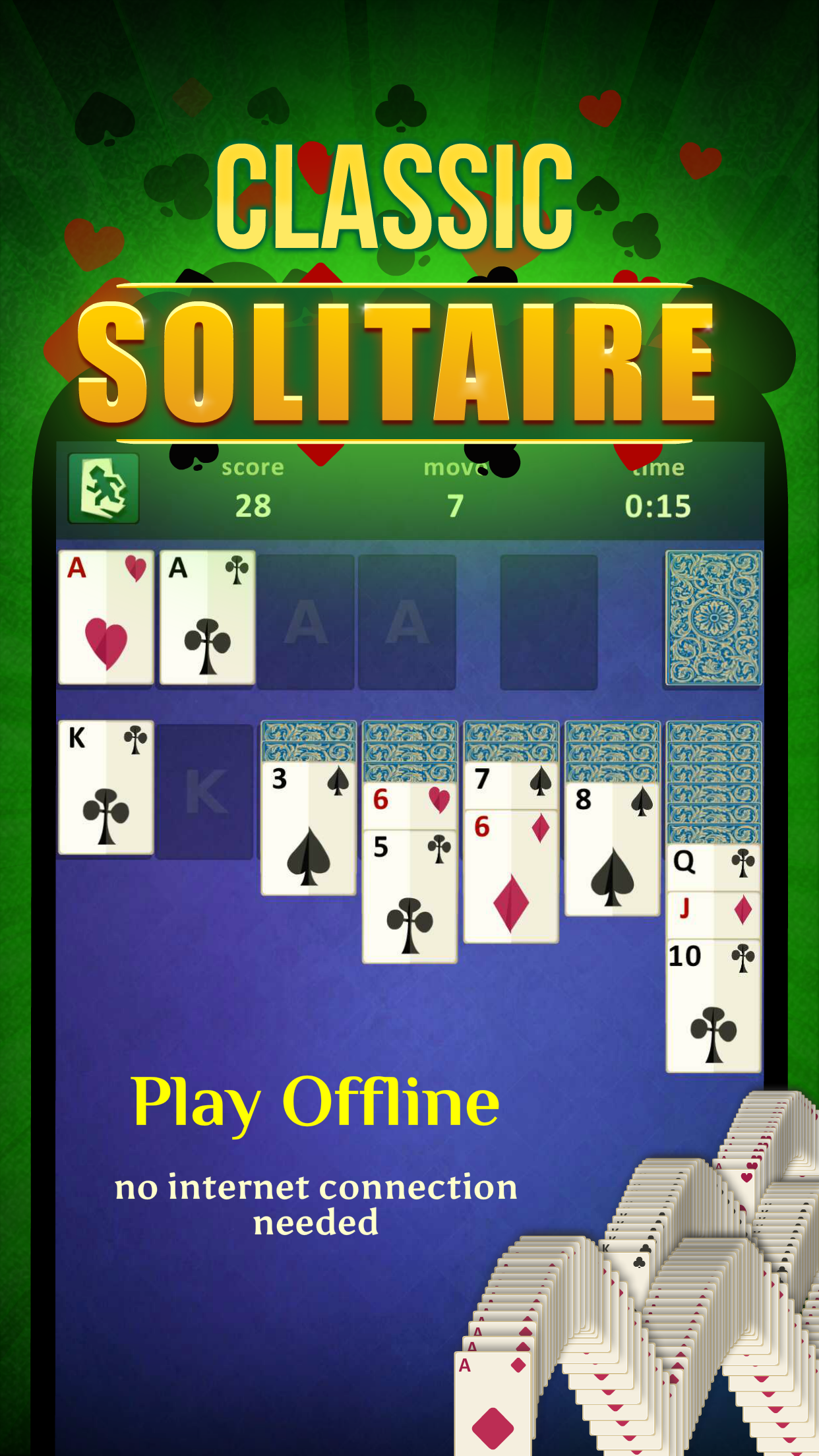 Android application Solitaire - Offline screenshort