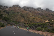 Runners taking part in the Two Oceans Marathon.