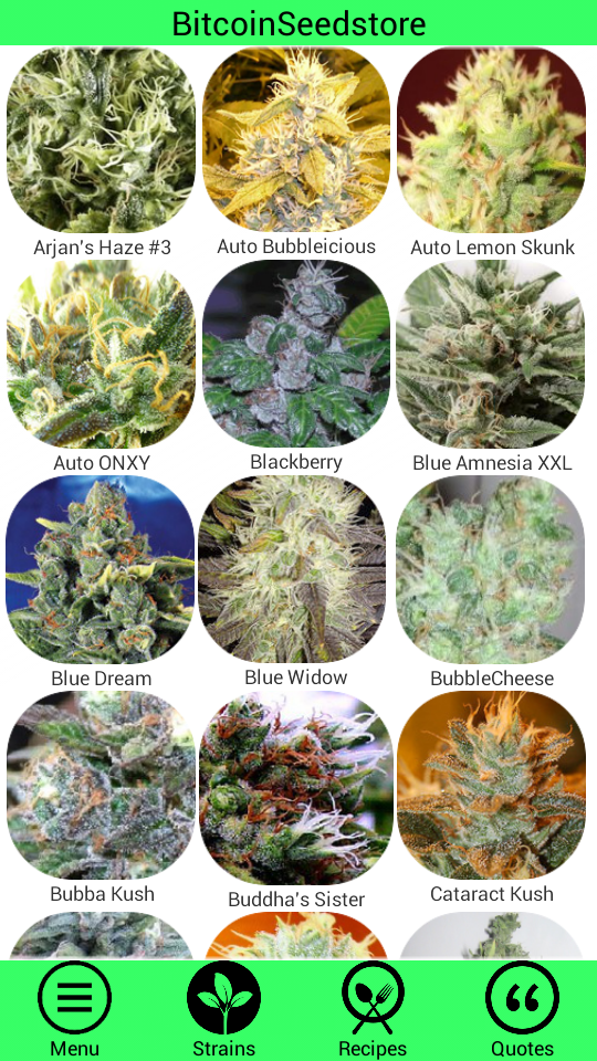 Android application Marijuana Strain Guide screenshort