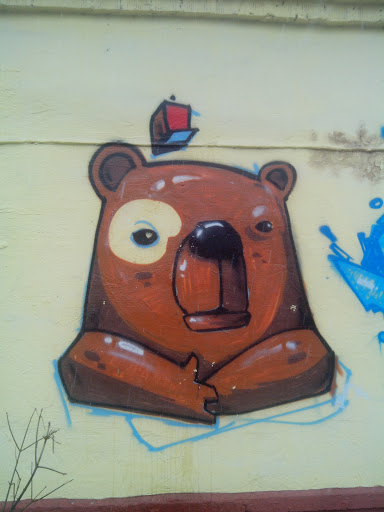 Граффити Медведь
