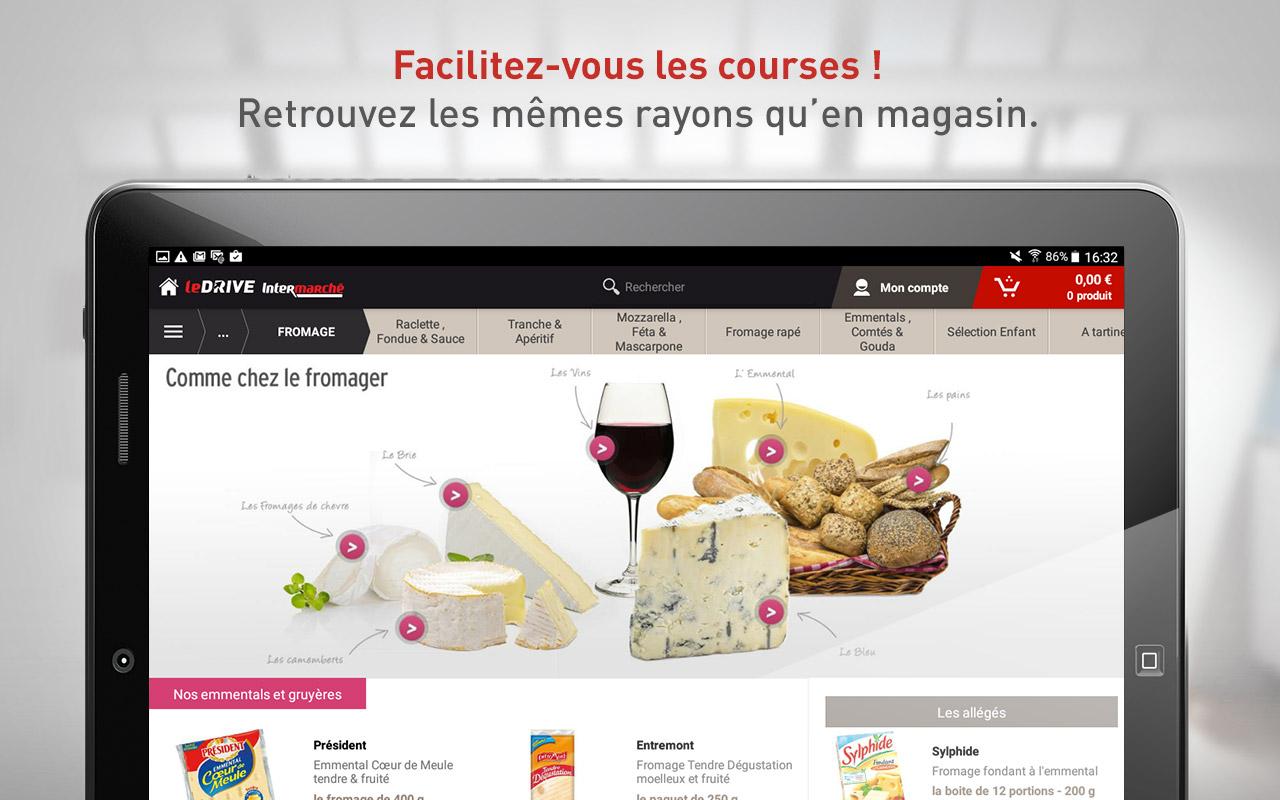 Android application Drive Intermarche screenshort