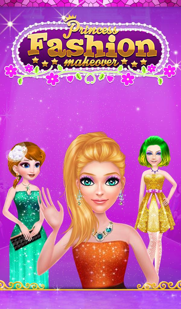 Android application Princess Fashion Makeover screenshort