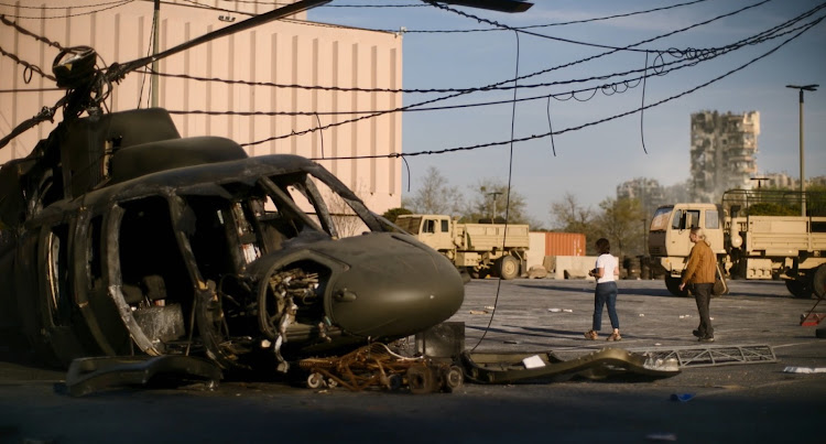 Director Alex Garland's use of helicopters as a recurring feature in 'Civil War' evokes a visceral quality.