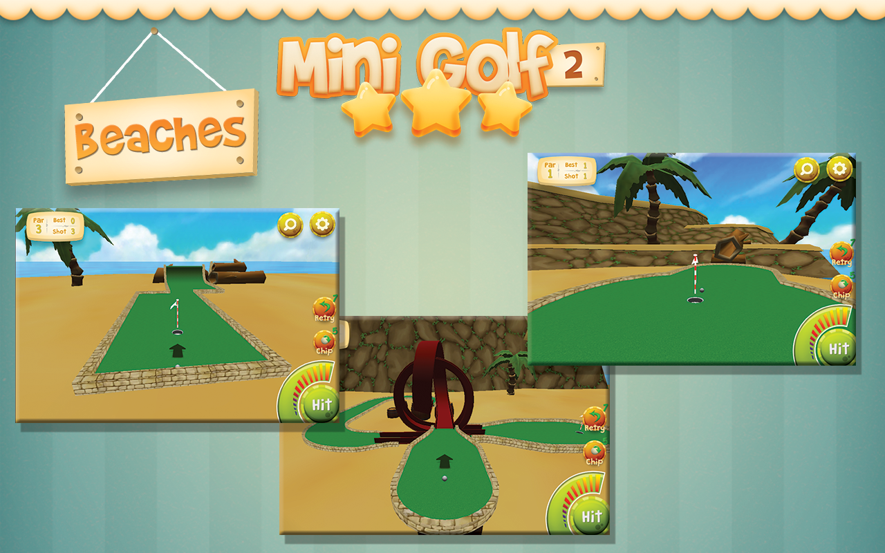 Android application Mini Golf Stars 2 screenshort