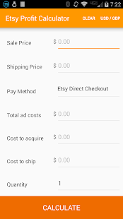 Profit Calculator for Etsy Business app for Android Preview 1