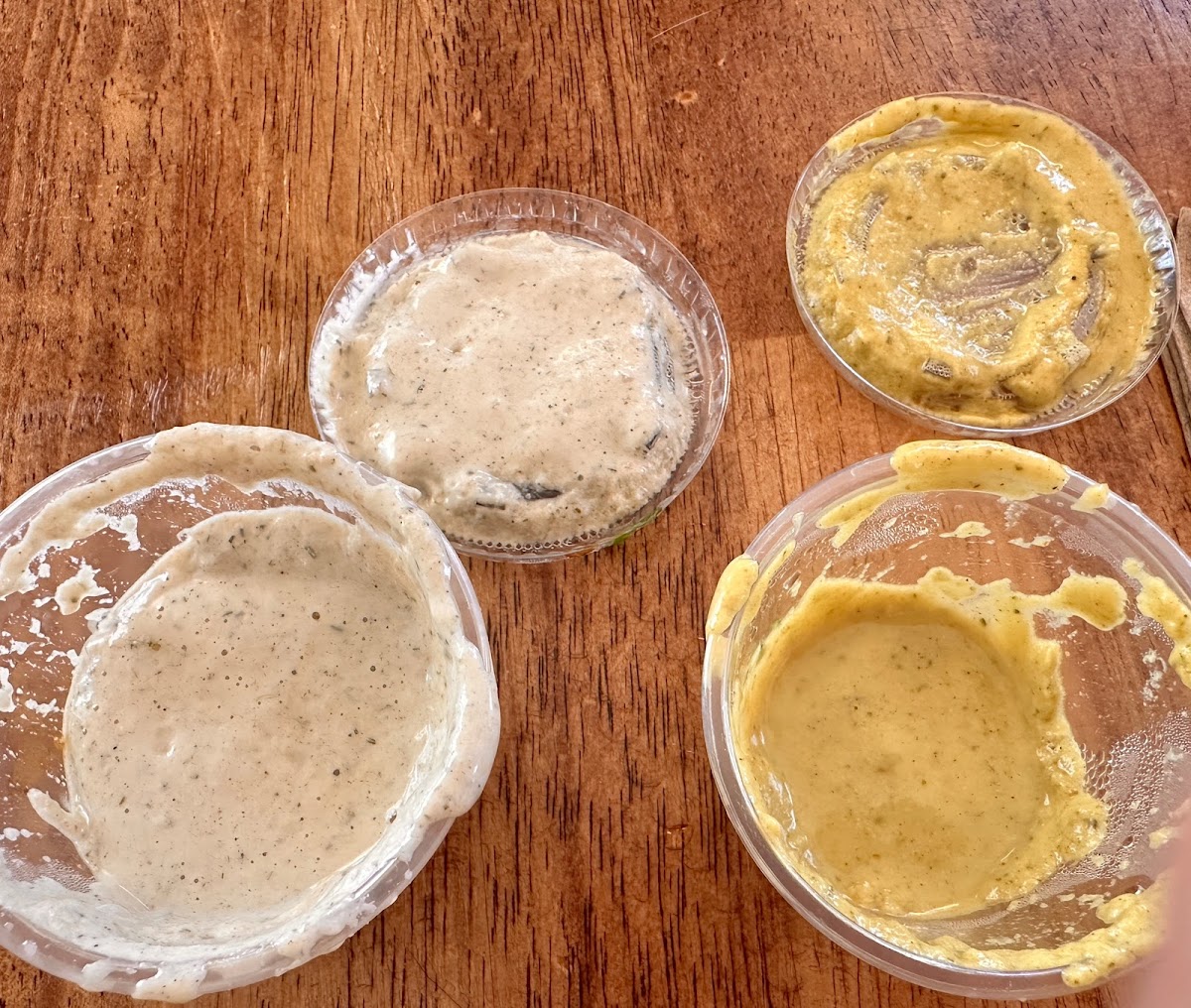 Ben's Ranch Sauce and Lemon Thyme Sauce