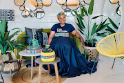 Founder of lifestyle and clothing brand, Ntozinhle Lifestyle, Sphelele Chikowi seated in her studio located within the Vilakazi Precinct in Orlando West, Soweto