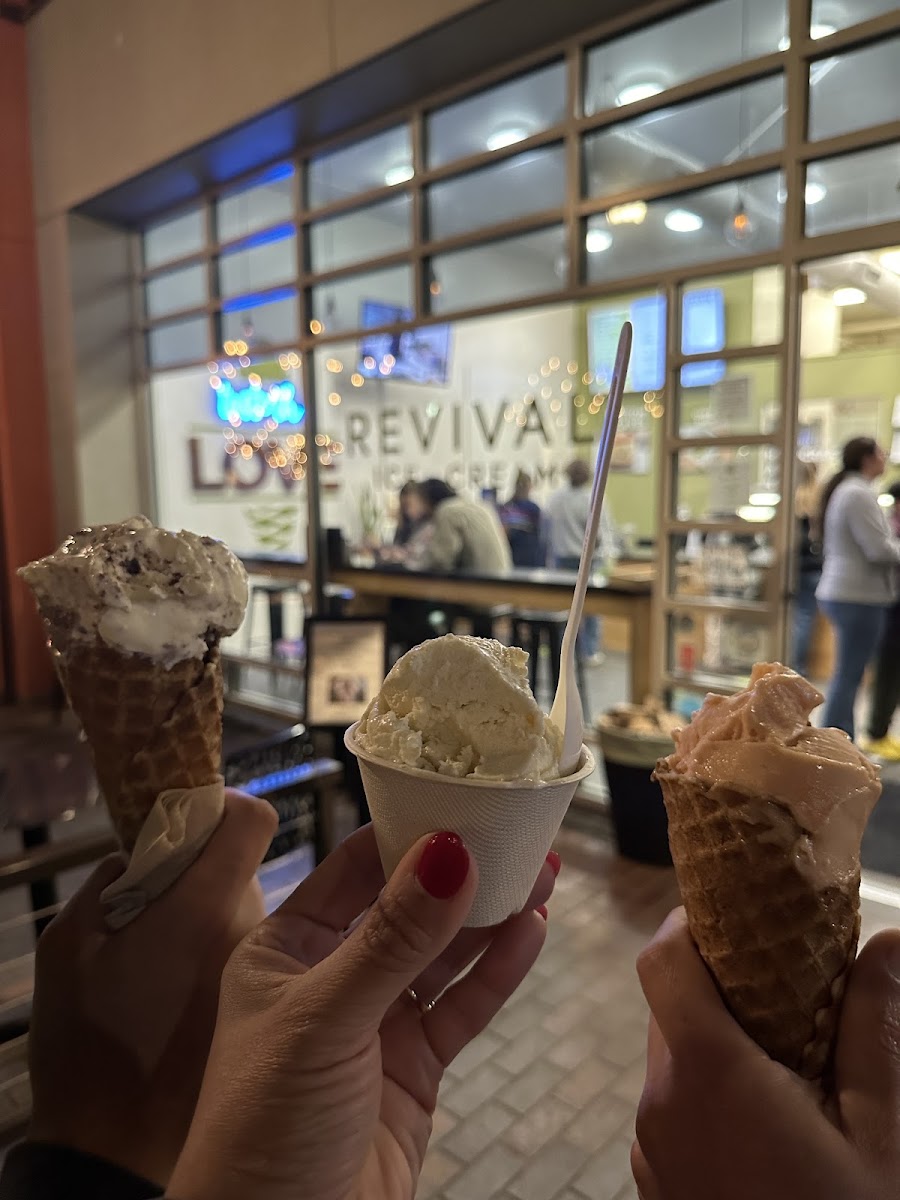Gluten-Free at Revival Ice Cream