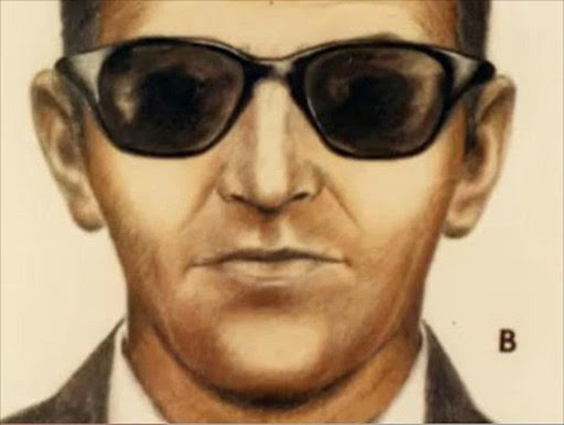 This undated sketch courtesy of the Federal Bureau of Investigation (FBI) shows D.B. Cooper.