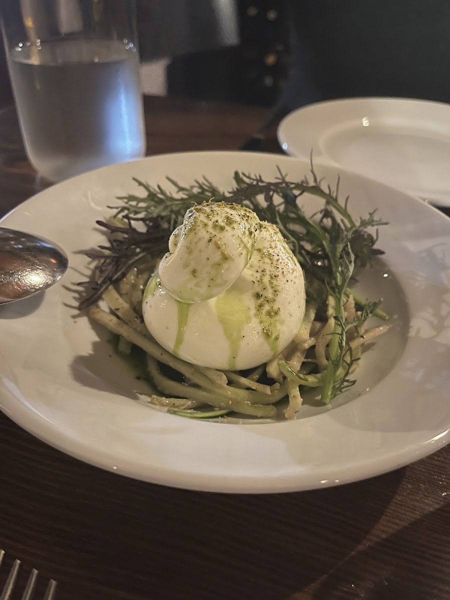 Burrata appetizer made gf (not breaded or fried)