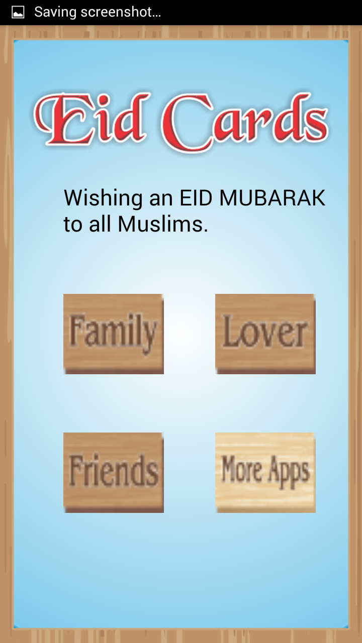 Android application Eid Cards screenshort
