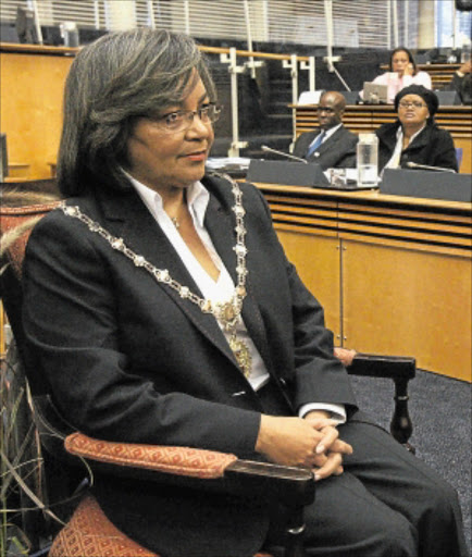 Cape Town mayor Patricia de Lille PHOTO: ELVIS NYELENZI