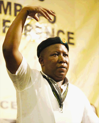 The ANC Youth League's expelled leader Julius Malema.