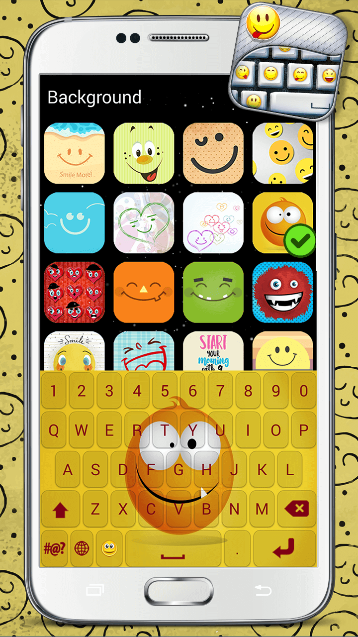 Android application Emoji Keyboard  screenshort