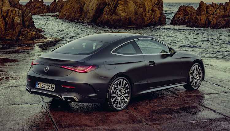 The swoopy two-door coupe replaces both the C-Class and E-Class Coupes. Picture: SUPPLIED