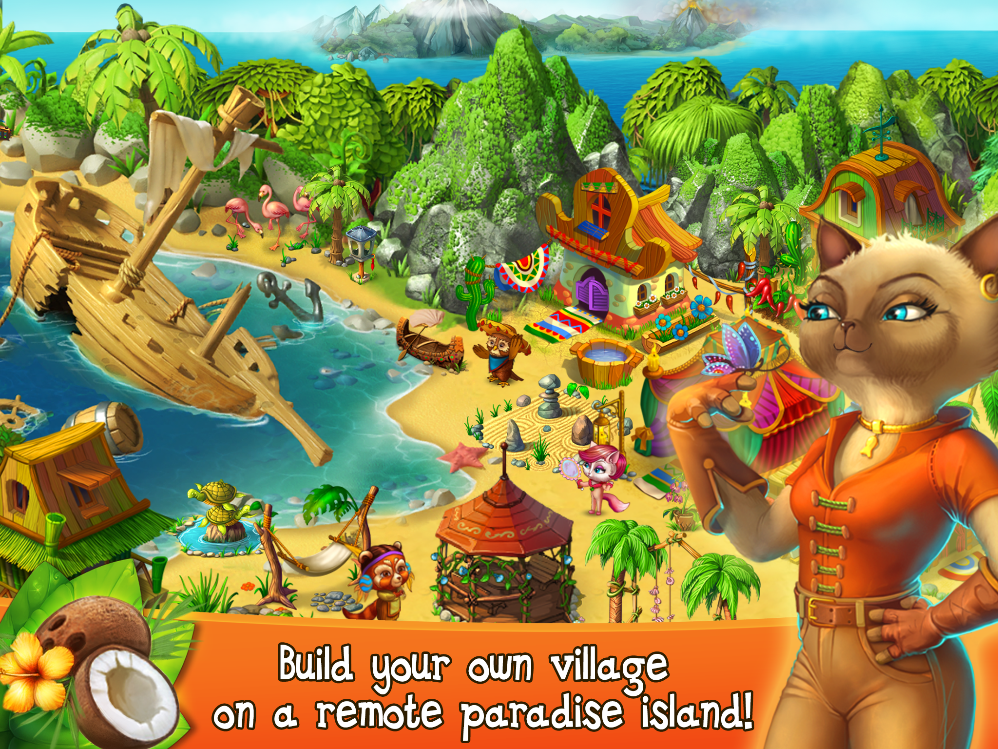Android application Island Village screenshort