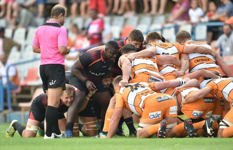 De-Jay Terblanche of the Isuzu Southern Kings during the Guinness Pro14 match between Toyota Cheetahs and Isuzu Southern Kings at Toyota Stadium on February 01, 2019 in Bloemfontein, South Africa.