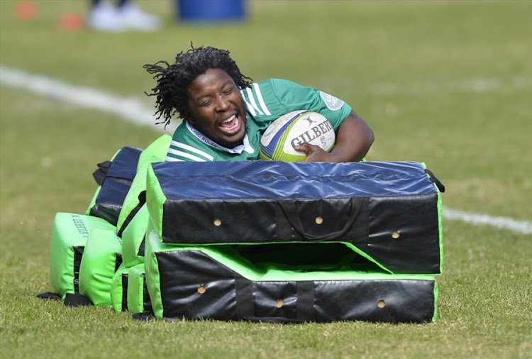 Scarra Ntubeni during a Stormers training session at High Performance Centre on July 18 2017 in Cape Town.