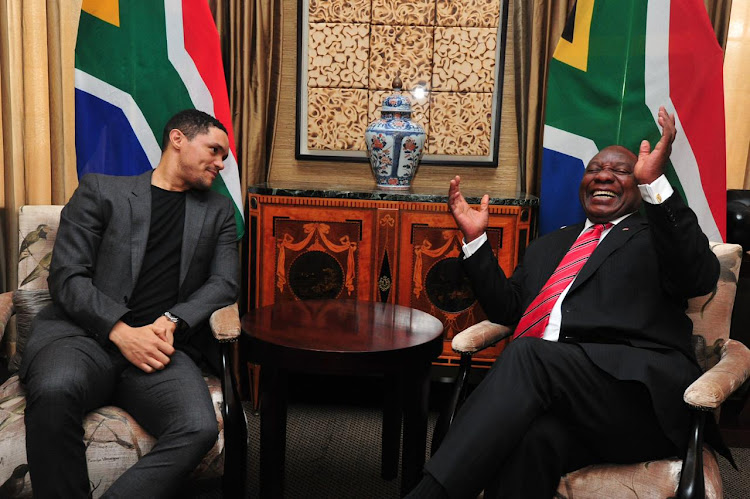 Trevor Noah attended parliament as a special guest of President Cyril Ramaphosa. File Photo.