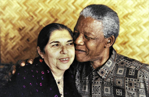 Fatima Meer and Nelson Mandela at her home in 1995.