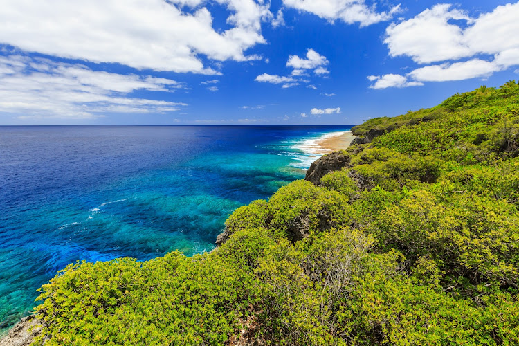 Niue, in the South Pacific Ocean, is one of the world's largest coral islands.