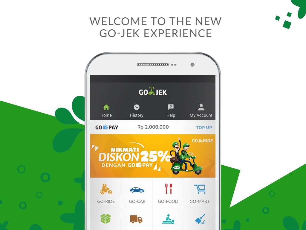 Android application Gojek screenshort