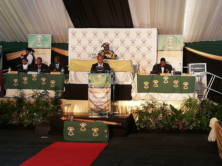 Phumulo Masualle delivers his final State of the Province Address as premier of the Eastern Cape.