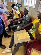 ANC supporters getting medical attention at KwaCeza Hospital in KwaZulu-Natal after they were assaulted allegedly by IFP members on Saturday. 