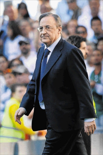 BIG SPENDER : Real Madrid boss Florentino Perez