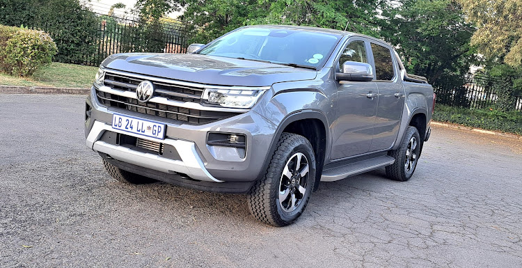 The Amarok Style has the same striking presence as its stablemates, with a bolder design than the previous-generation bakkie. Picture: DENIS DROPPA