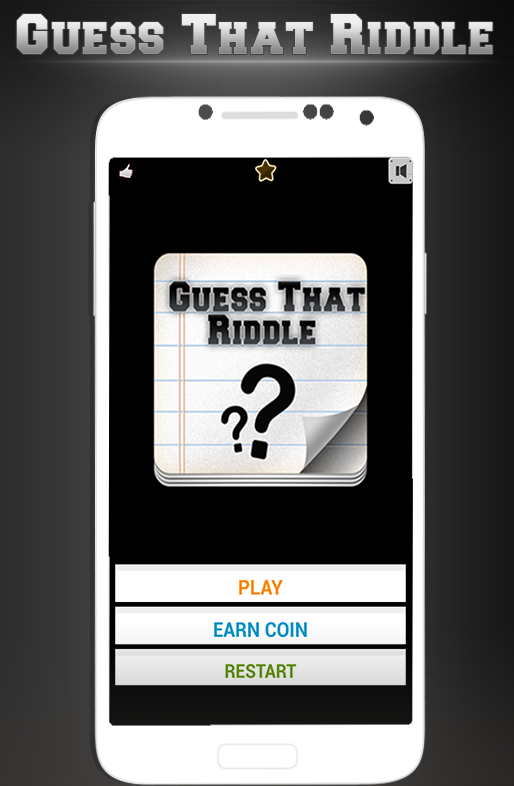 Android application Guess That Riddle With Answers screenshort