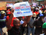 Teachers, nurses and students protest in Swaziland  against the regime
