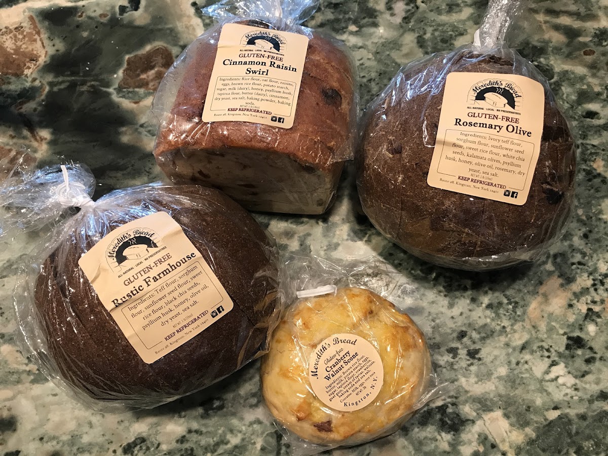 Gluten-Free Bread/Buns at Meredith's Bread