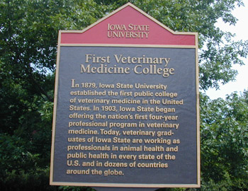 In 1879, Iowa State University established the first public college of veterinary medicine in the United States. In 1903, Iowa State began offering the nation’s first four-year professional...