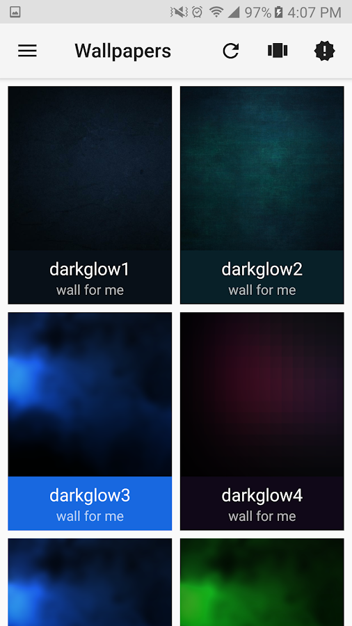    Dark Glow - icon pack- screenshot  